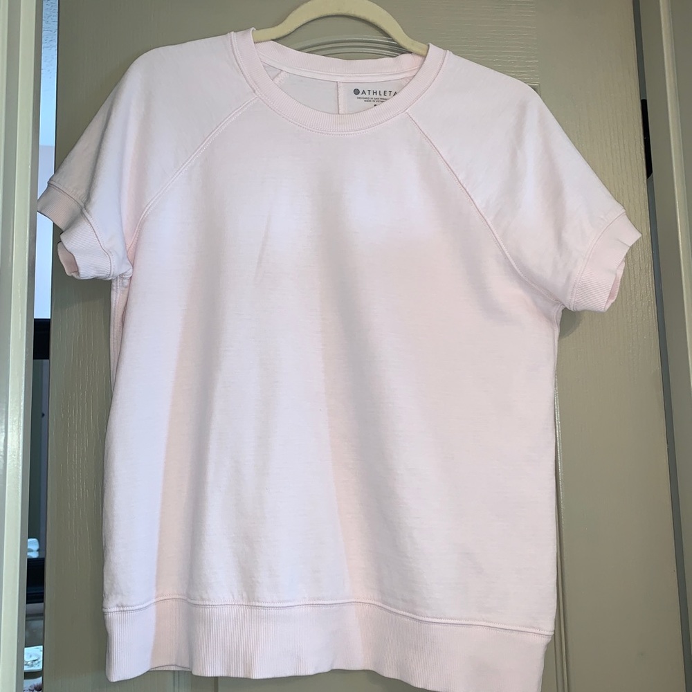 Pale pink athleta top